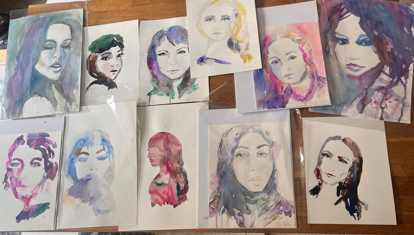 Surprise Original Watercolor Painting