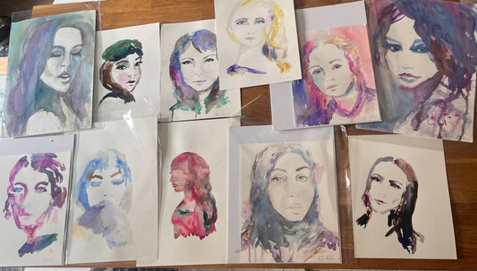 Surprise Original Watercolor Painting