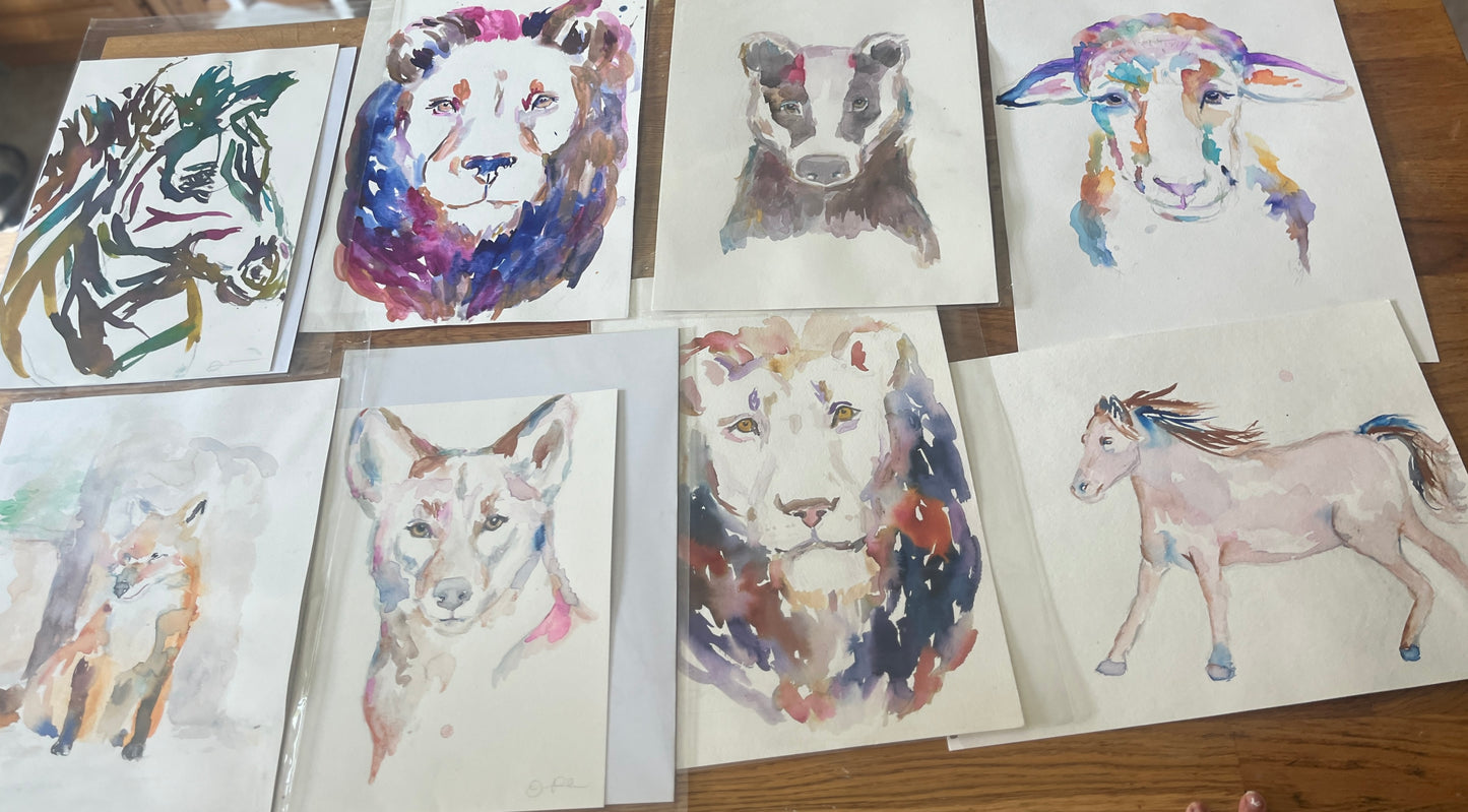 Surprise Original Watercolor Painting