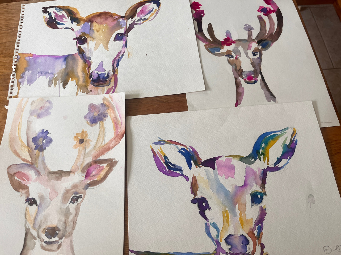 Surprise Original Watercolor Painting