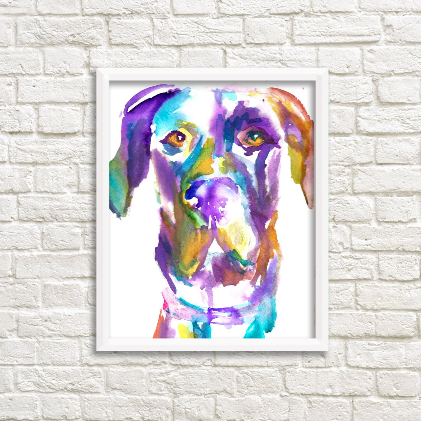 Great Dane Art Digital Download | "Toby the Great (Dane)" by Jess Buhman, Instant Download, Print at Home, Great Dane Watercolor, 8" x 10"
