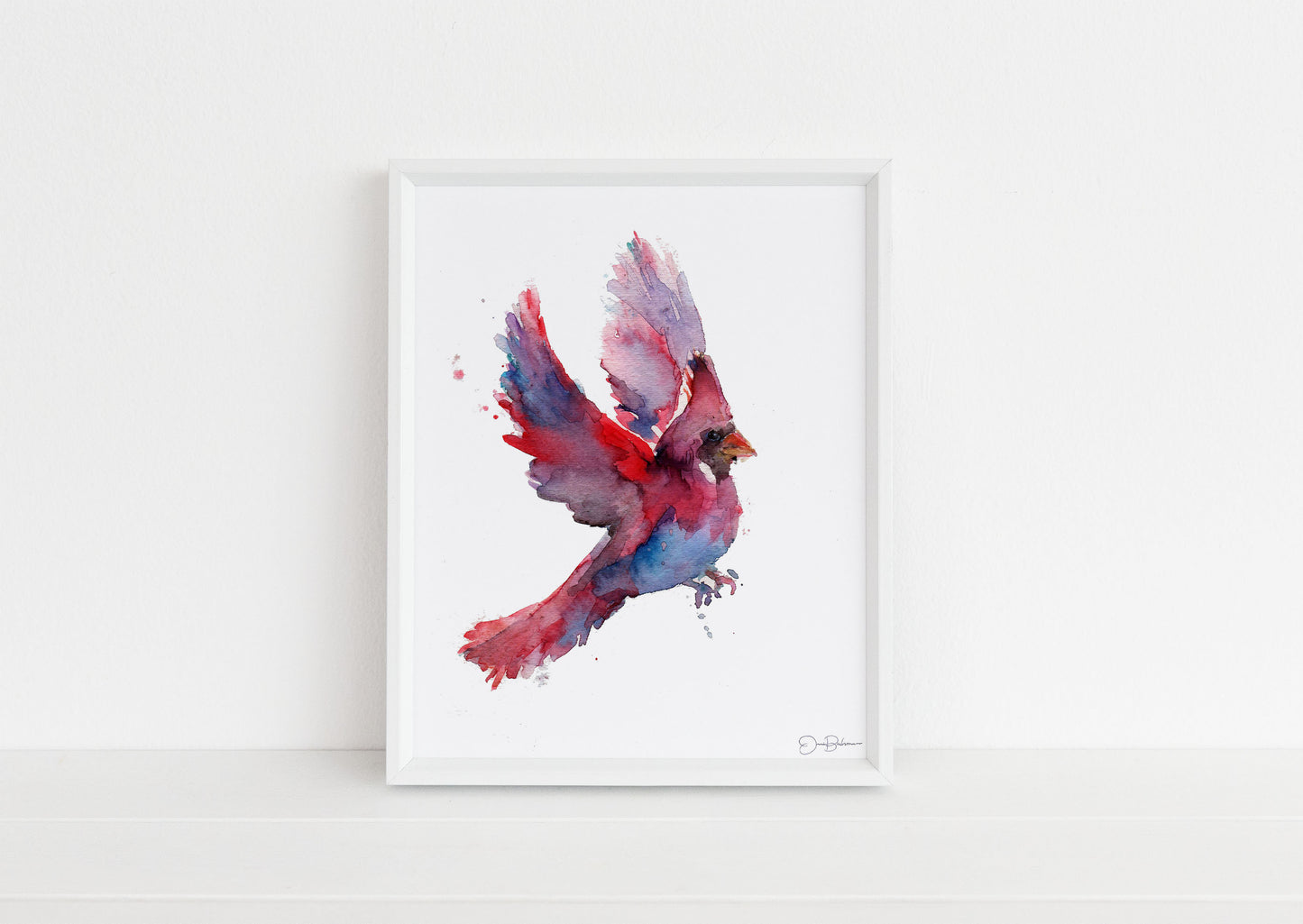 Cardinal Print | "Cordelia the Cardinal" by Jess Buhman, Multiple Sizes, Choose Your Size