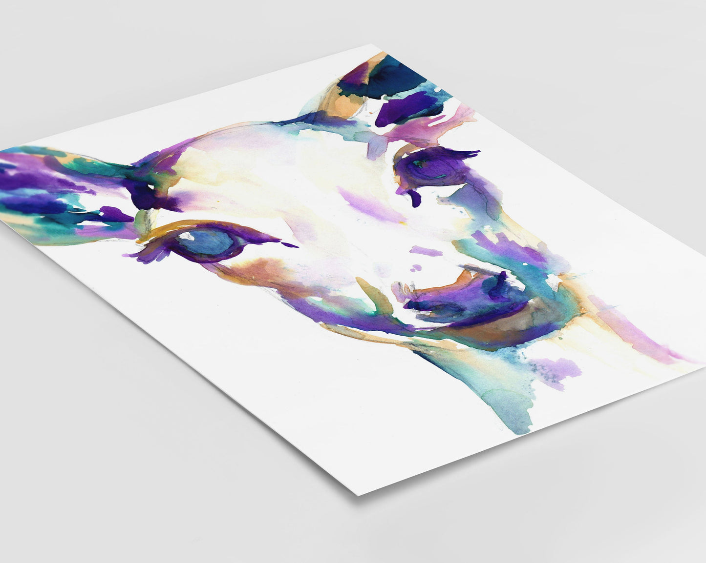 Deer Print Instant Download | "What A Deer" by Jess Buhman, Print at Home, Digital File, Watercolor Deer Print 8" x 10"