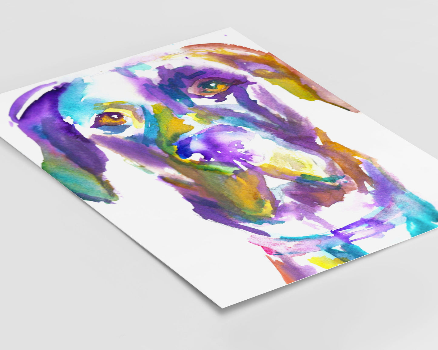 Great Dane Art Digital Download | "Toby the Great (Dane)" by Jess Buhman, Instant Download, Print at Home, Great Dane Watercolor, 8" x 10"