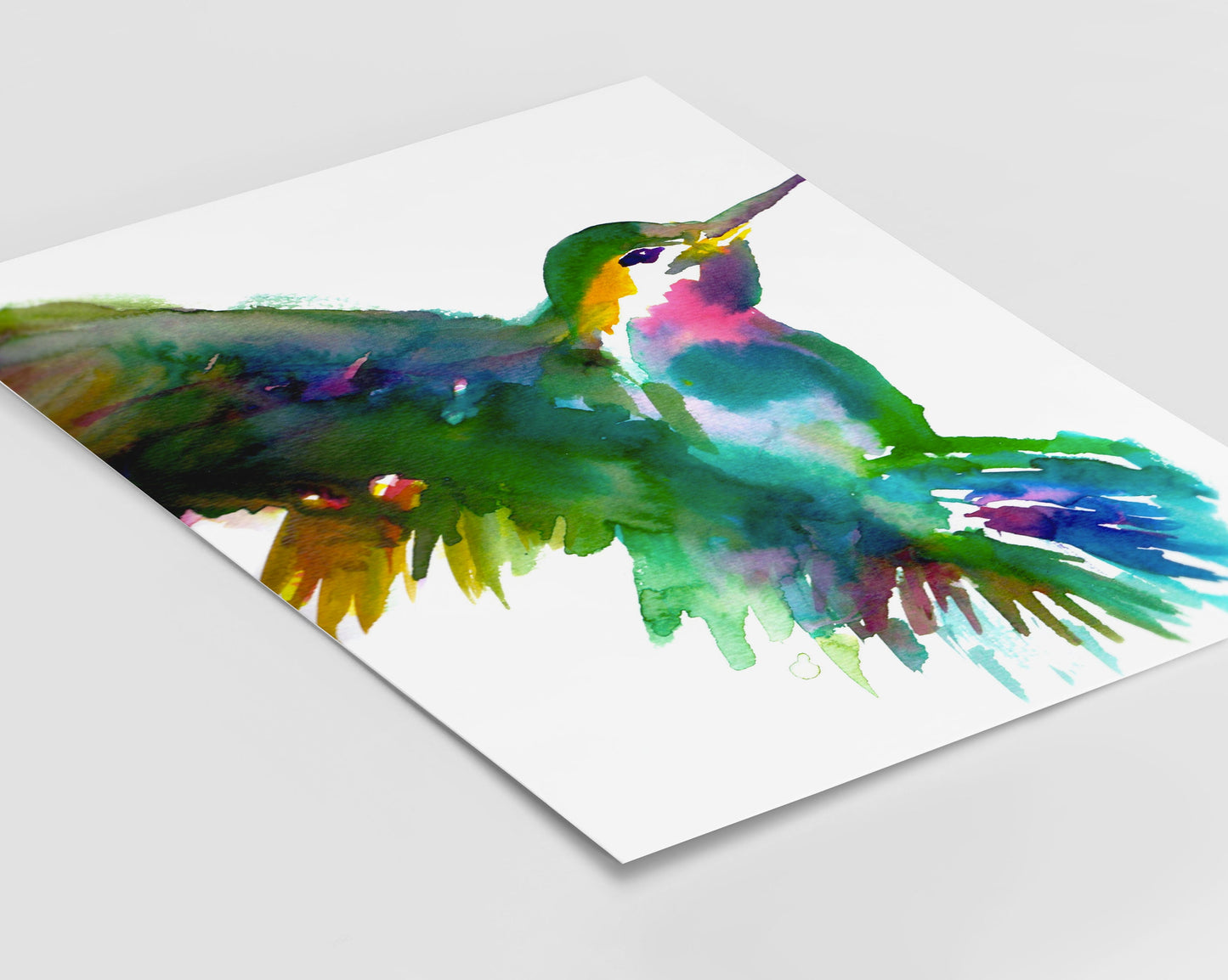 Hummingbird Print | "Melody the Hummingbird" by Jess Buhman, Digital Download, Print Yourself, Bird Painting, Wall Art, Home Decor