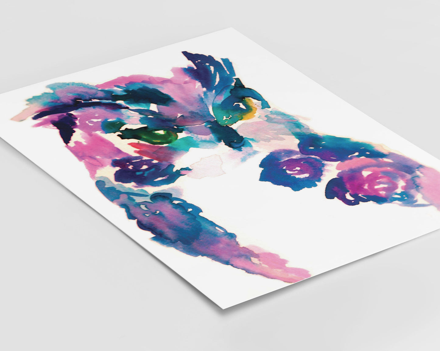 Owl Watercolor Print | "Oscar the Owl" by Jessica Buhman, Digital Download, Print Yourself, Bird Painting, Wall Art, Home Decor