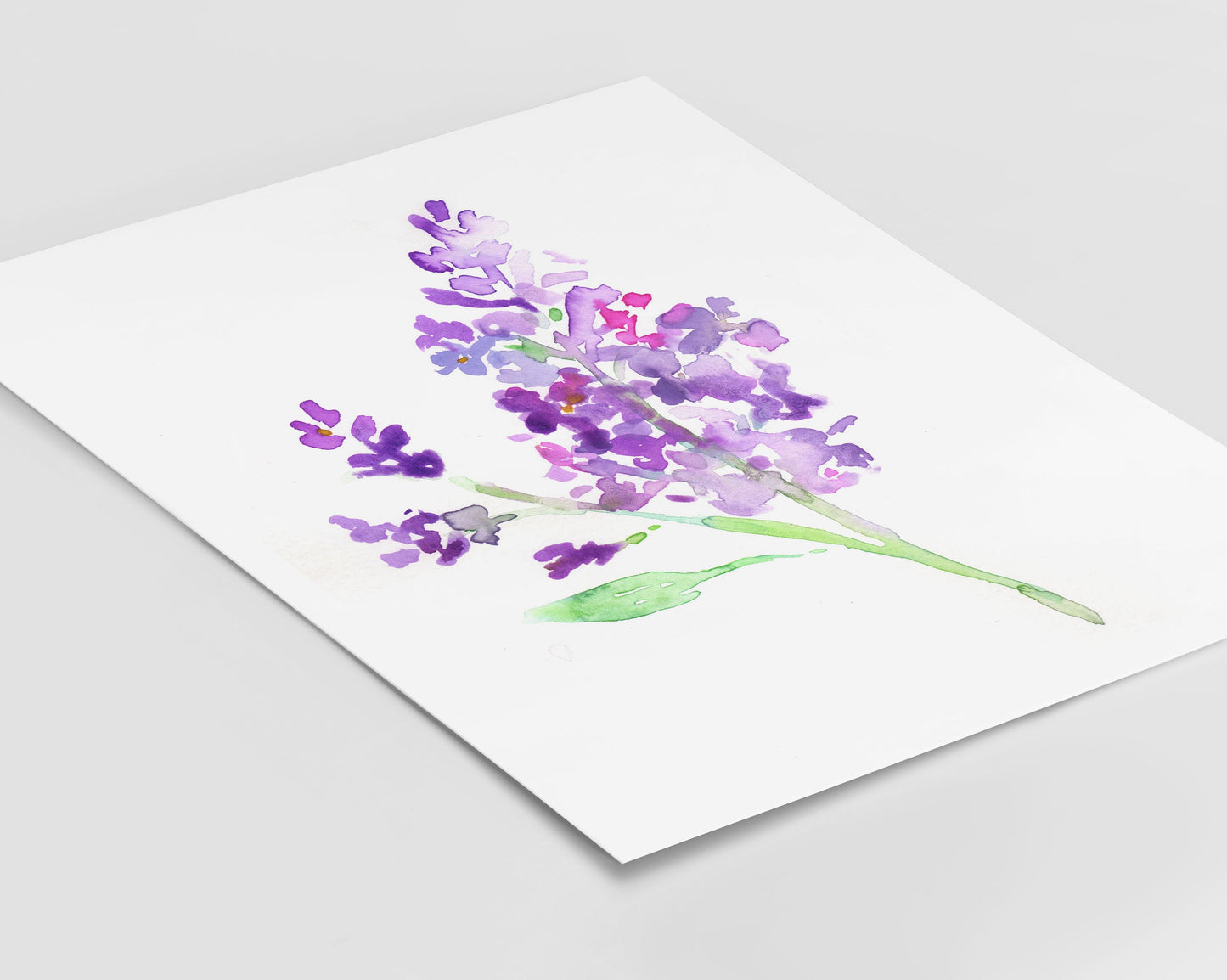 Floral Watercolor Digital Download | "Lilac Season" by Jess Buhman, 8 x 10 Instant Download, Art for Her, Gift for Women