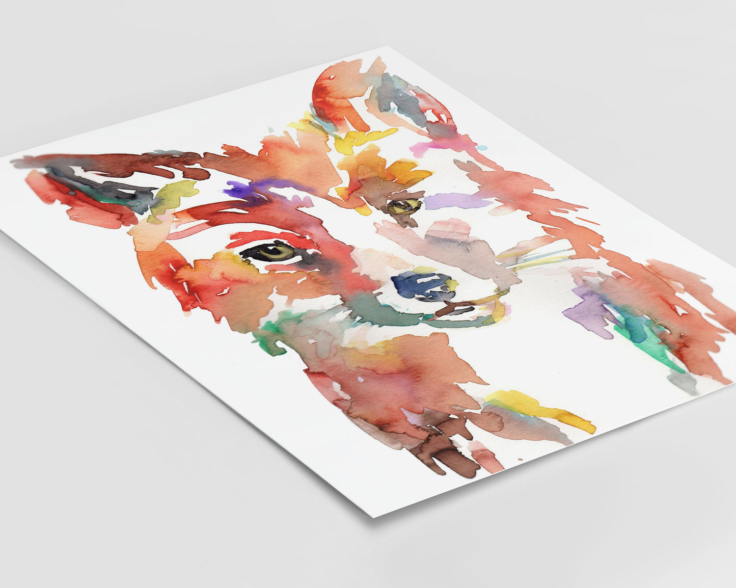 Fox Watercolor Print | "Johnny the Fox" by Jess Buhman, Multiple Sizes, Fox Painting, Fox Illustration, Nursery Art, Woodland Art