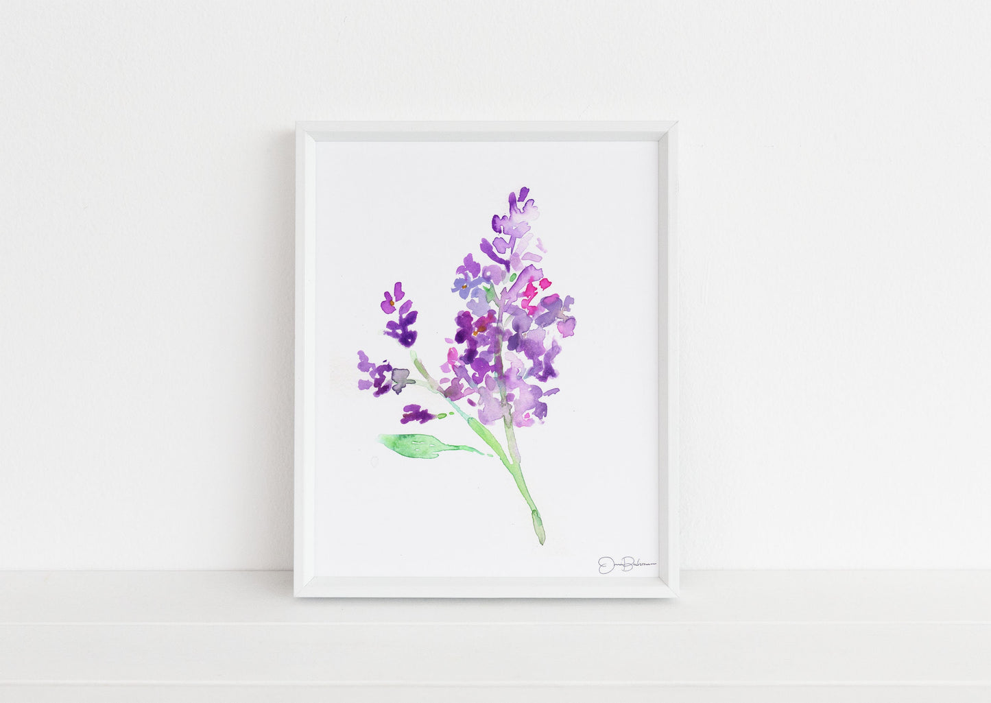 Floral Watercolor Digital Download | "Lilac Season" by Jess Buhman, 8 x 10 Instant Download, Art for Her, Gift for Women