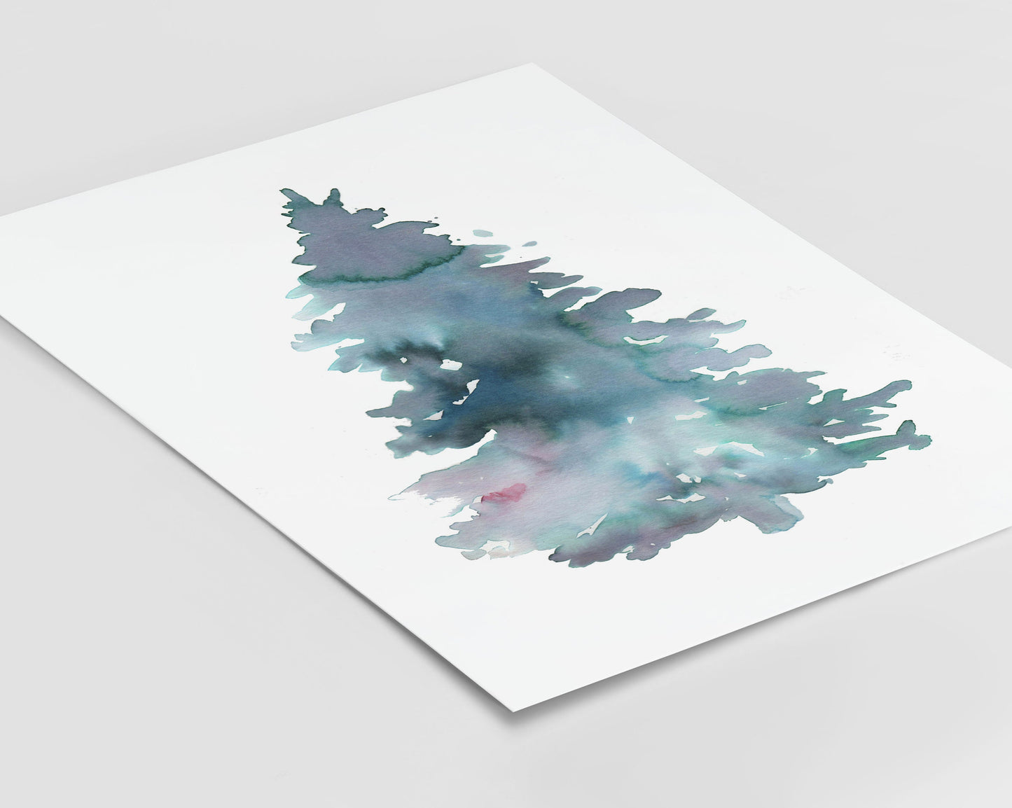 Pine Tree Watercolor Digital Download | "Pine" by Jess Buhman, 8 x 10 Instant Download, Christmas Decor, Christmas Tree