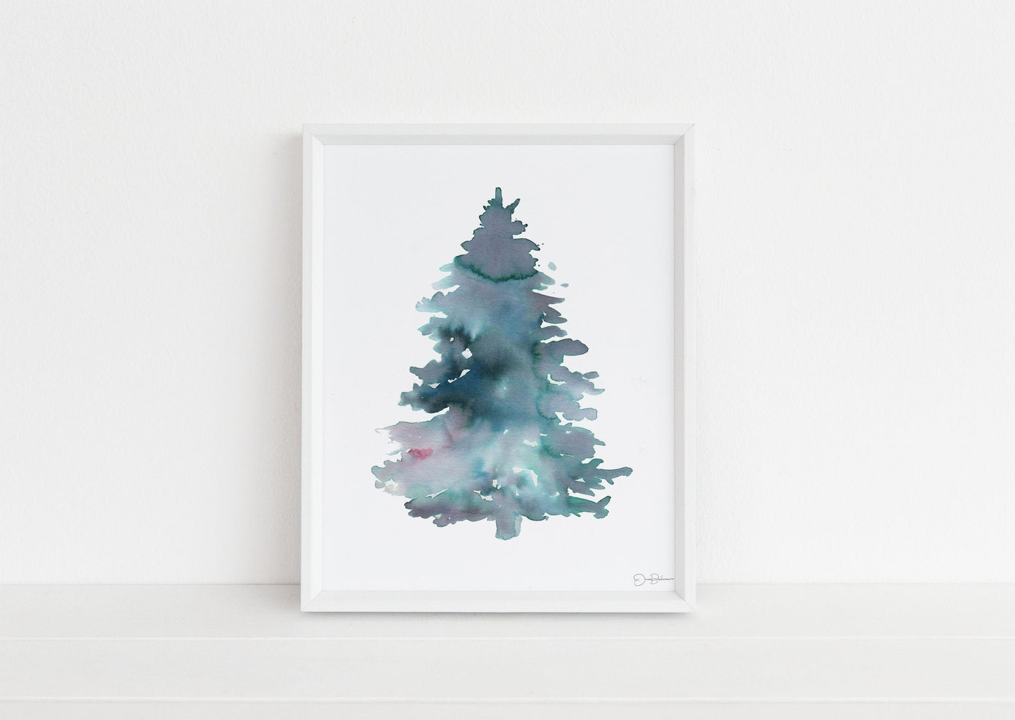 Pine Tree Watercolor Digital Download | "Pine" by Jess Buhman, 8 x 10 Instant Download, Christmas Decor, Christmas Tree