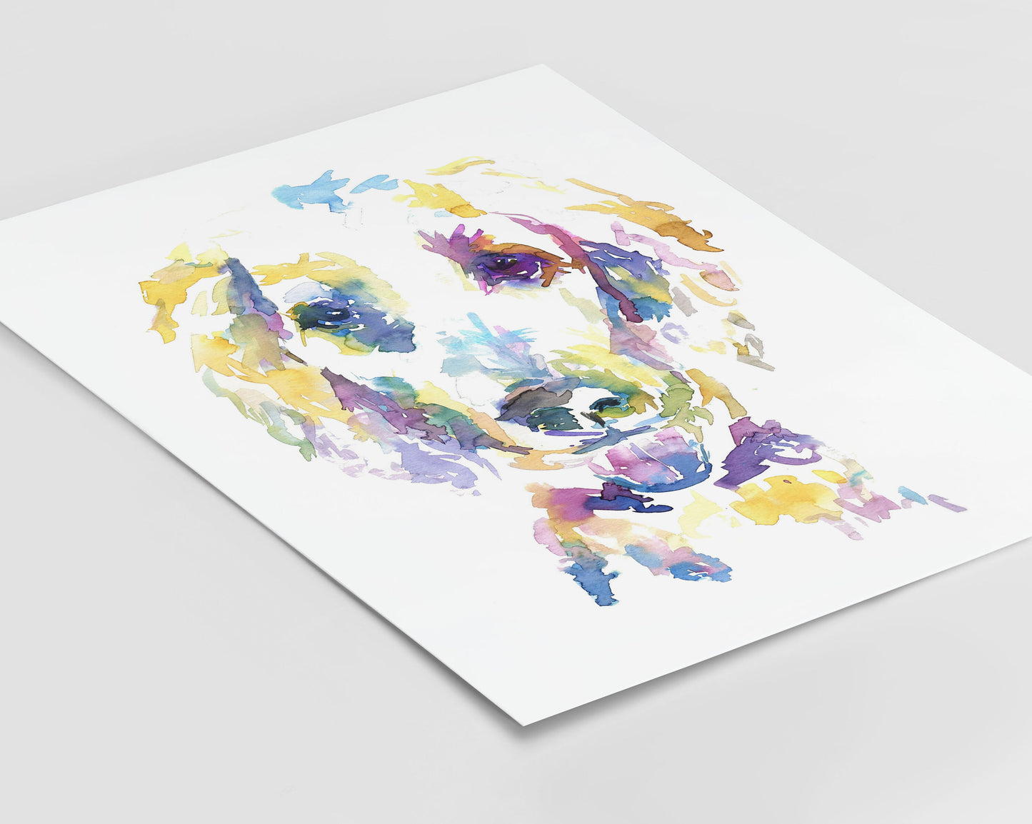 Poodle Watercolor Print | "Skeeter the Poodle" by Jess Buhman, Multiple Sizes, Print of Poodle, Poodle Art, Dog Painting, Abstract Poodle