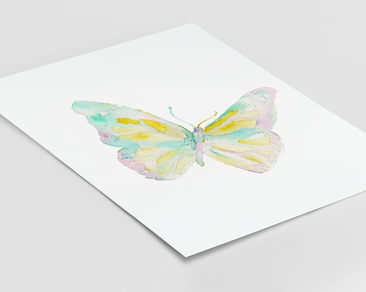 Watercolor Butterfly Print | "Life is Beautiful" by Jess Buhman, Butterfly Painting, Garden Art, Multiple Sizes, Select Your Size