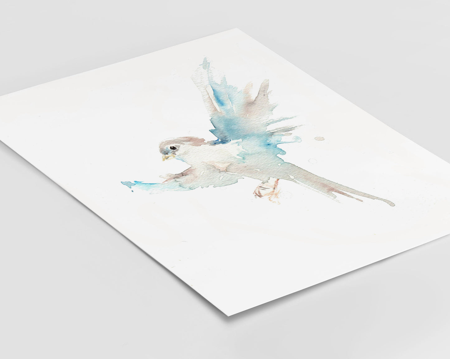 Bird Watercolor Print | "Rise Up" by Jess Buhman, Bird Flying Art, Multiple Sizes, Select Your Size, Garden Art