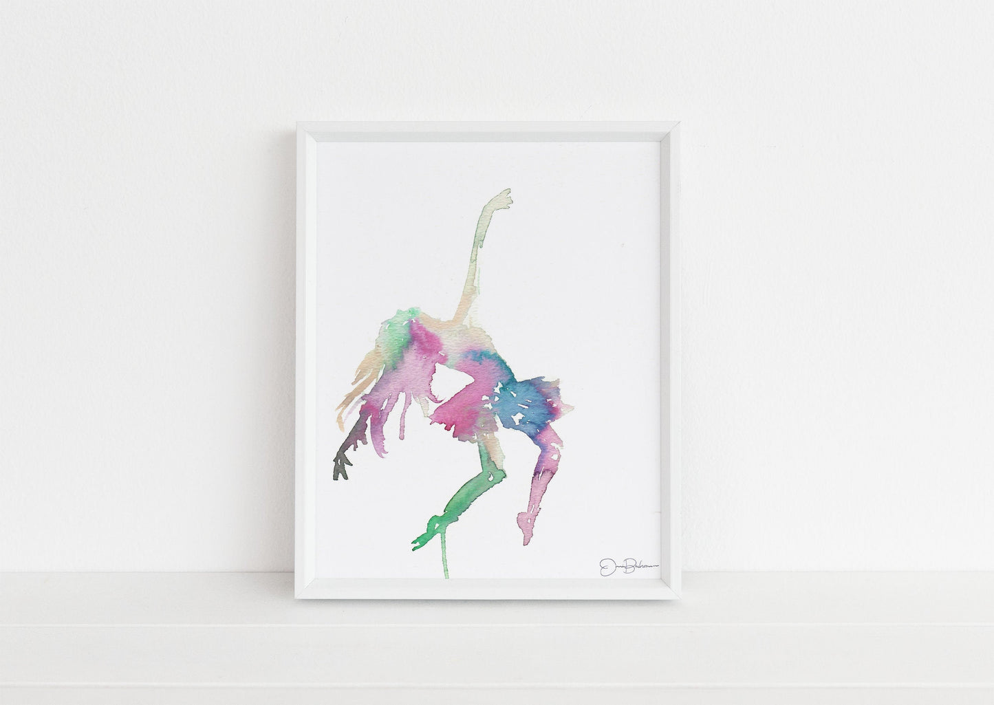 Watercolor Ballerina Digital Download | "Tiny Dancer" by Jess Buhman, Instant Download, Digital File, Nursery Decor