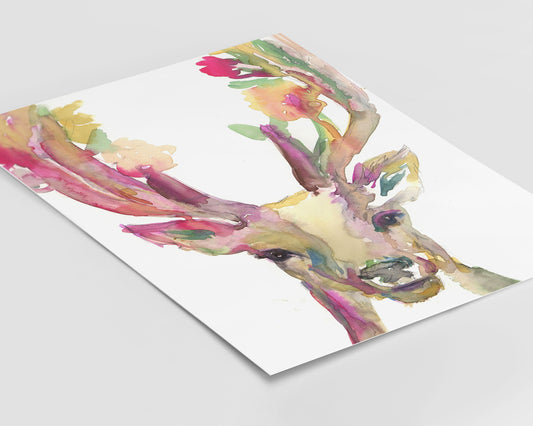 Deer Print Instant Download | "You Are Deer To Me" by Jess Buhman, Print at Home, Digital File, Watercolor Deer Print 8" x 10"