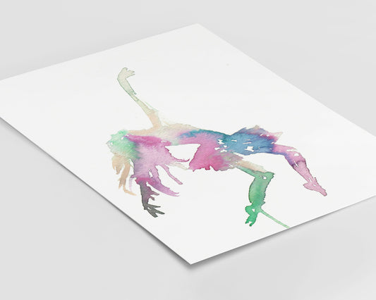 Watercolor Ballerina Digital Download | "Tiny Dancer" by Jess Buhman, Instant Download, Digital File, Nursery Decor