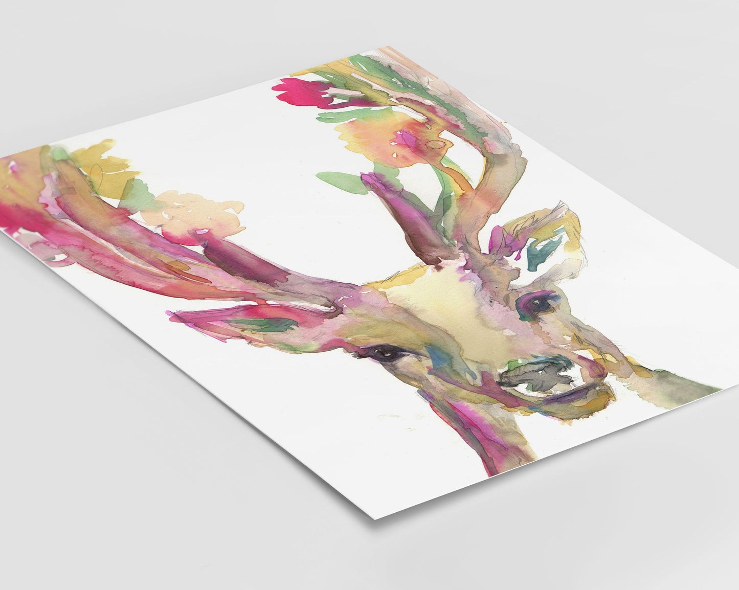 Watercolor Deer Print | "You Are Deer To Me" by Jess Buhman, Multiple Sizes, Select Your Size, Print of Deer, Deer Watercolor, Buck Art