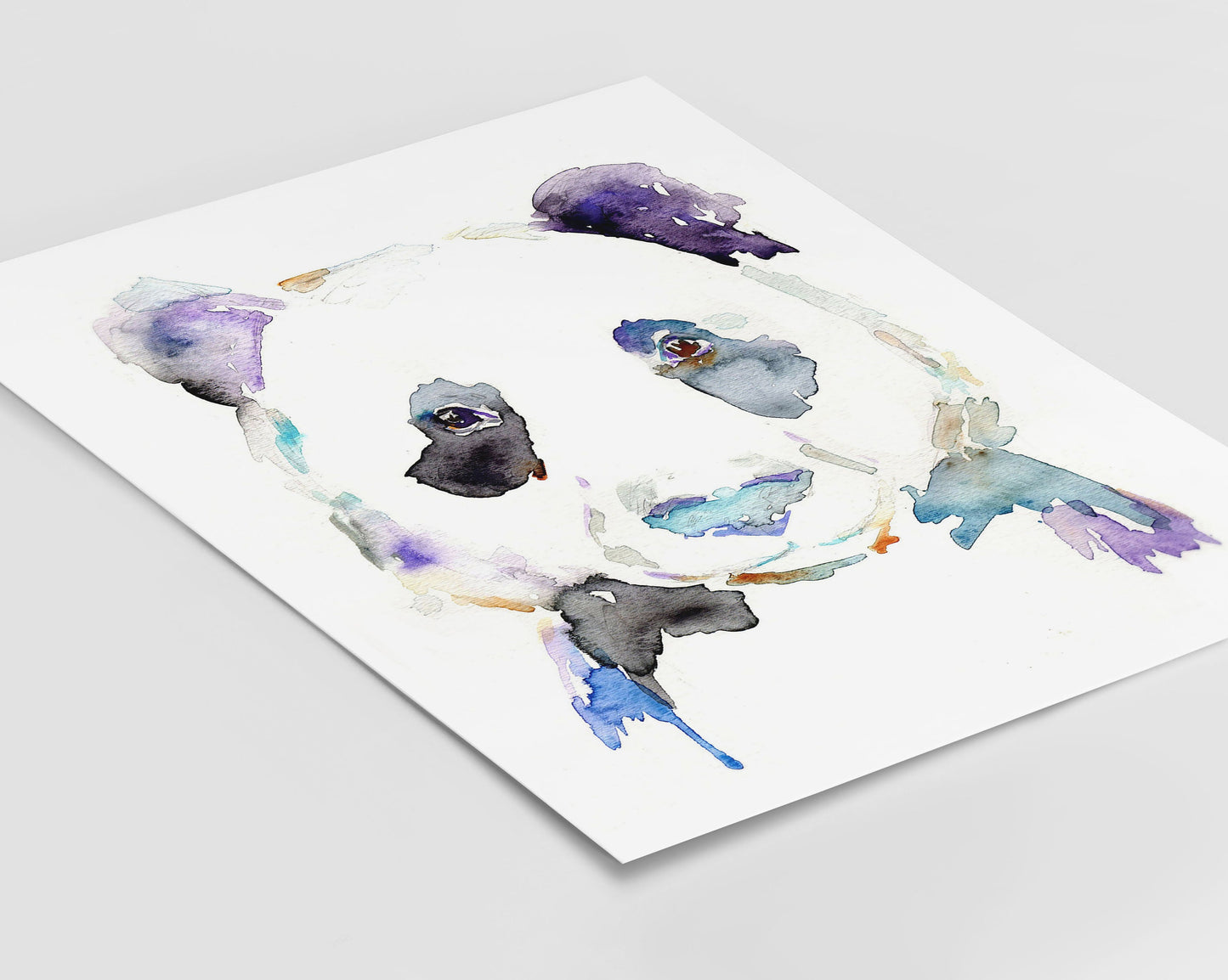 Panda Bear Watercolor Digital Download Print | "Panda" by Jess Buhman, Instant Download, Print at Home, Nursery Decor