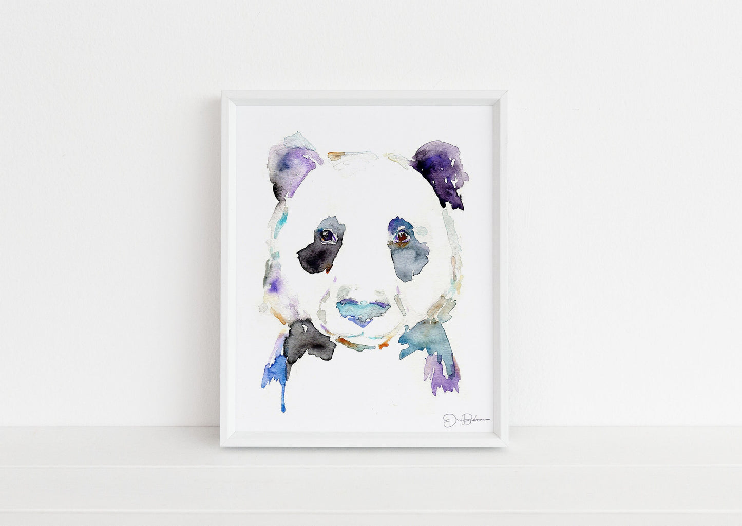 Panda Bear Watercolor Digital Download Print | "Panda" by Jess Buhman, Instant Download, Print at Home, Nursery Decor