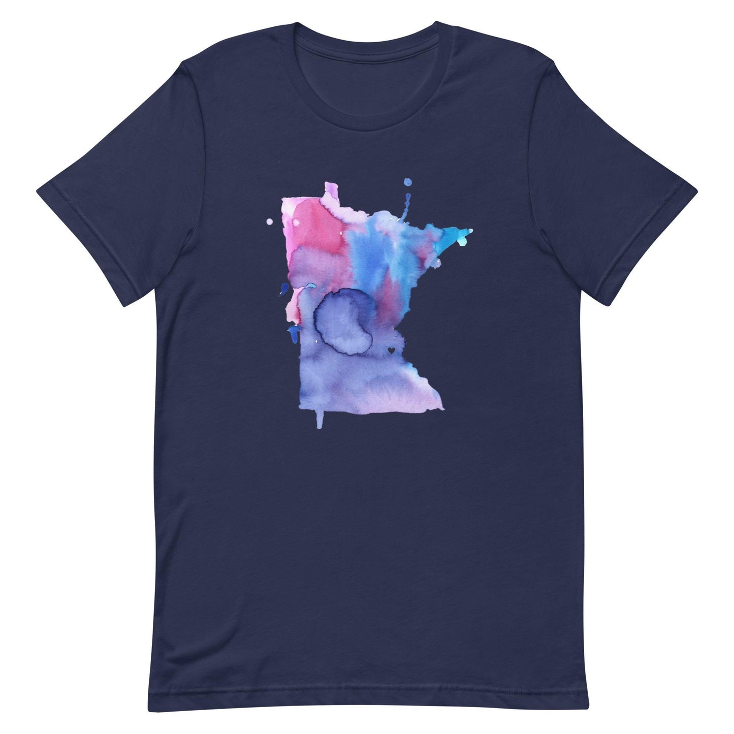 Unisex Twin Cities Love Minnesota t-shirt with artwork by Jess Buhman