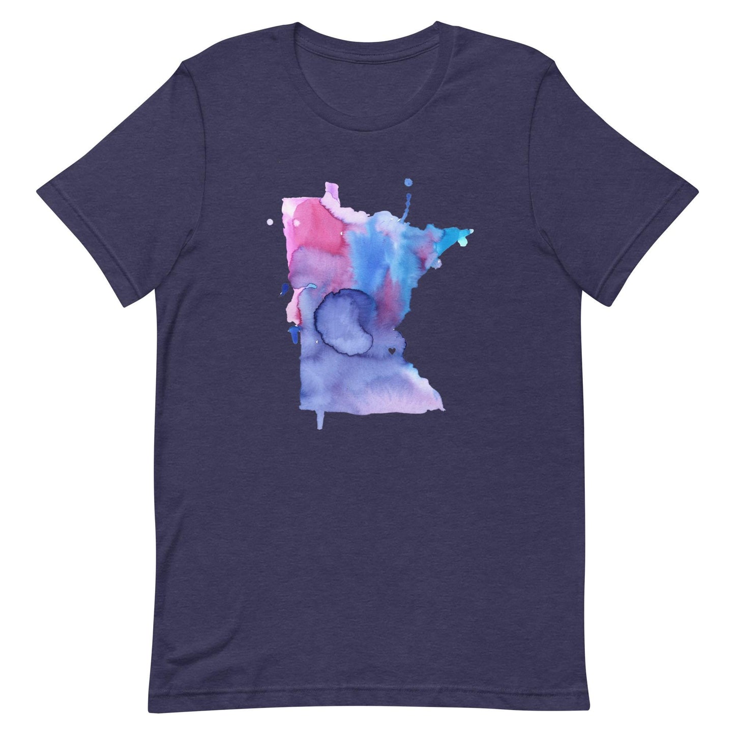 Unisex Twin Cities Love Minnesota t-shirt with artwork by Jess Buhman