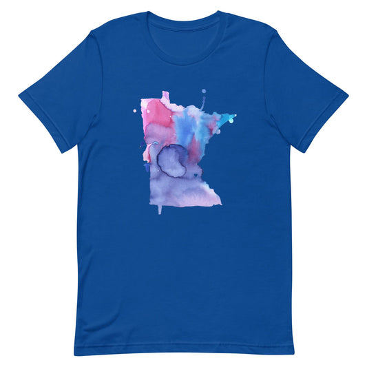 Unisex Twin Cities Love Minnesota t-shirt with artwork by Jess Buhman