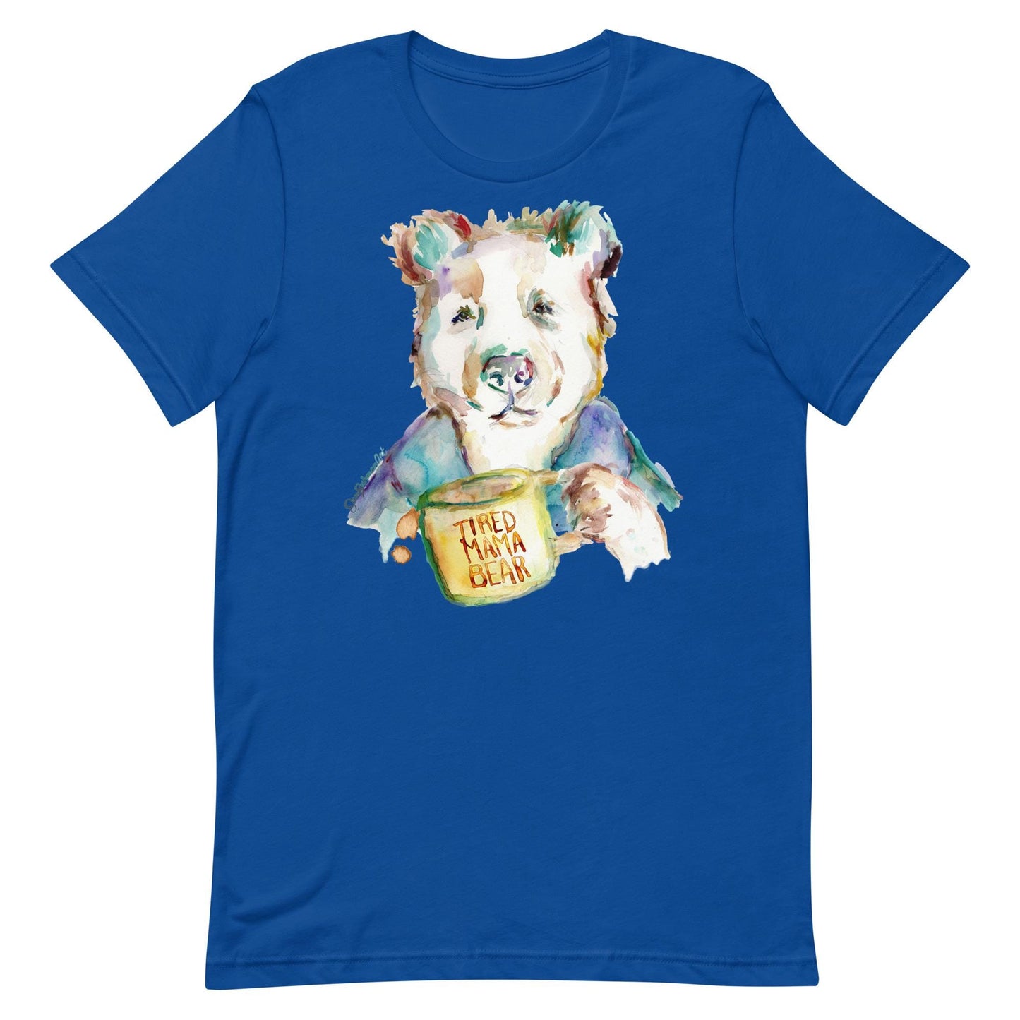 Tired Mama Bear Unisex t-shirt with Artwork by Jess Buhman