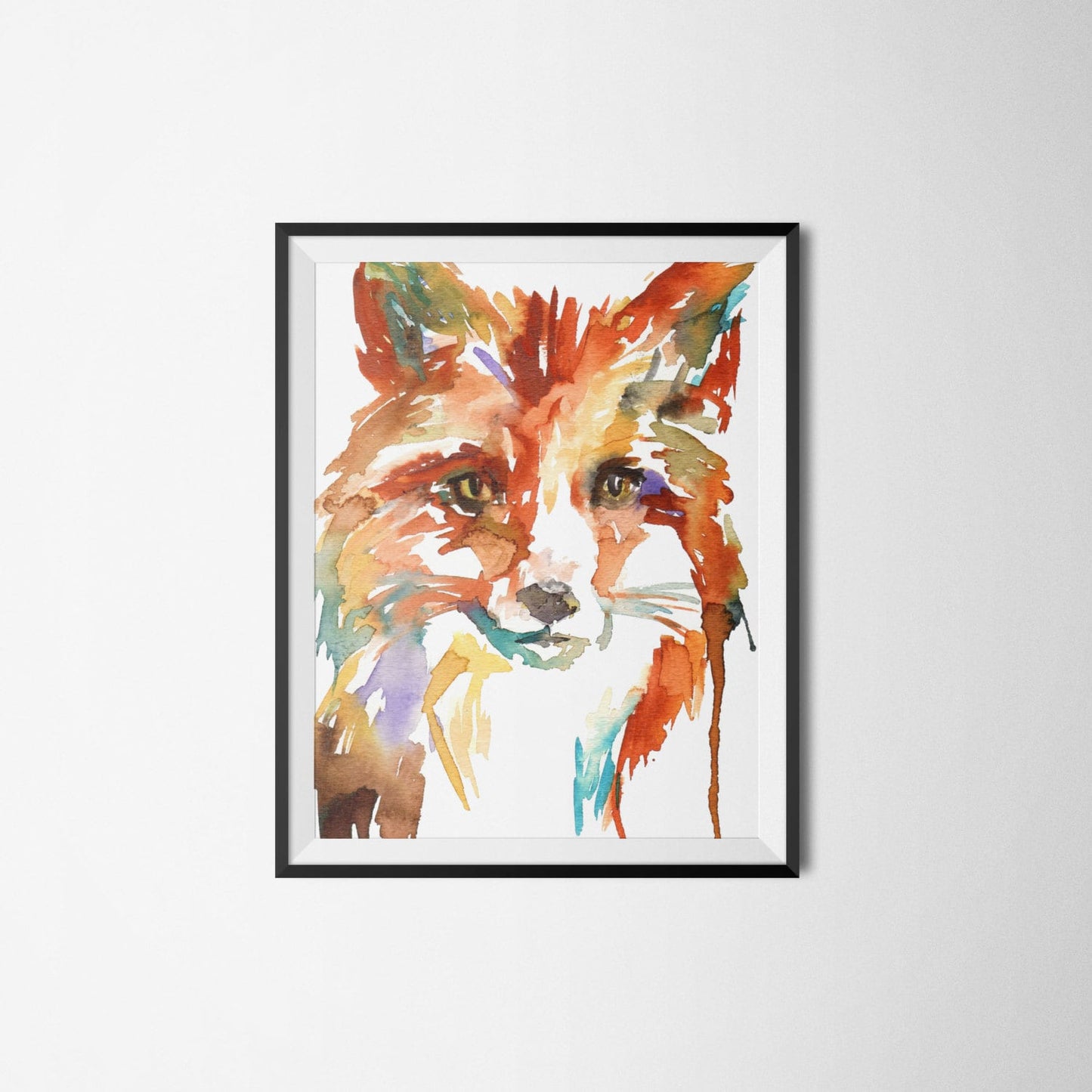 Watercolor Fox Print | "Little Fox" by Jess Buhman, Multiple Sizes, Select Your Size, Nursery Animal, Nursery Art, Woodland Animals