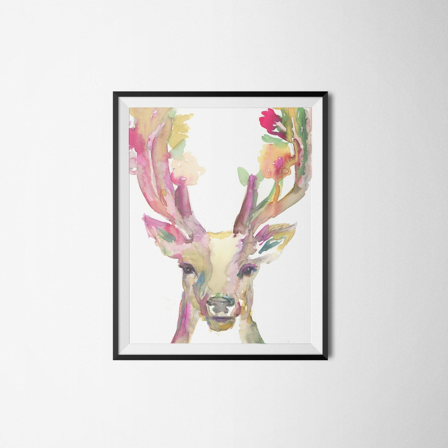 Watercolor Deer Print | "You Are Deer To Me" by Jess Buhman, Multiple Sizes, Select Your Size, Print of Deer, Deer Watercolor, Buck Art
