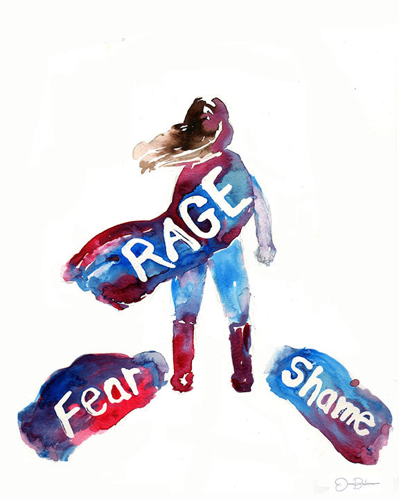 "Letting Go" by Jess Buhman, Multiple Sizes, Wall Art, Feminist Art, Protest Art