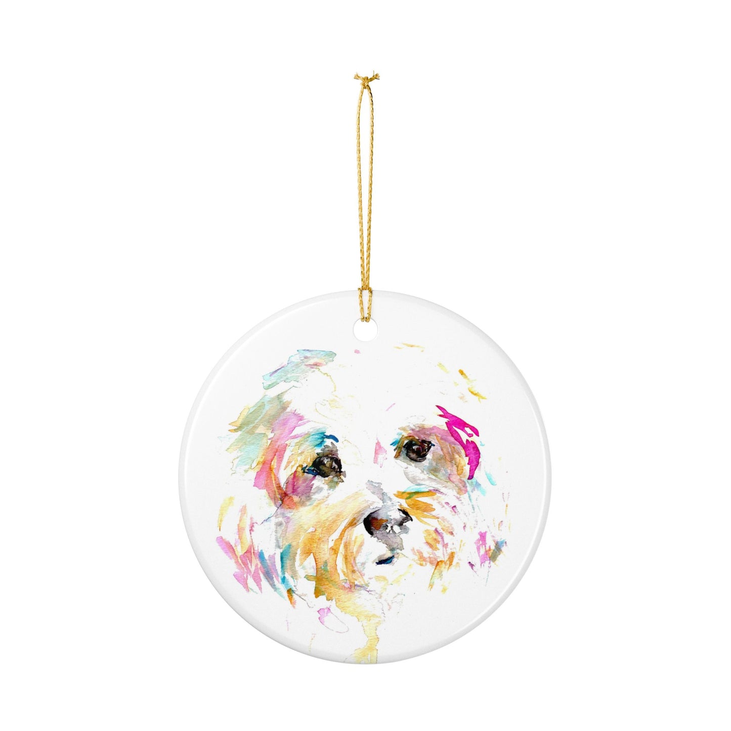 Terrier Shih Tzu Ceramic Decoration Ornament