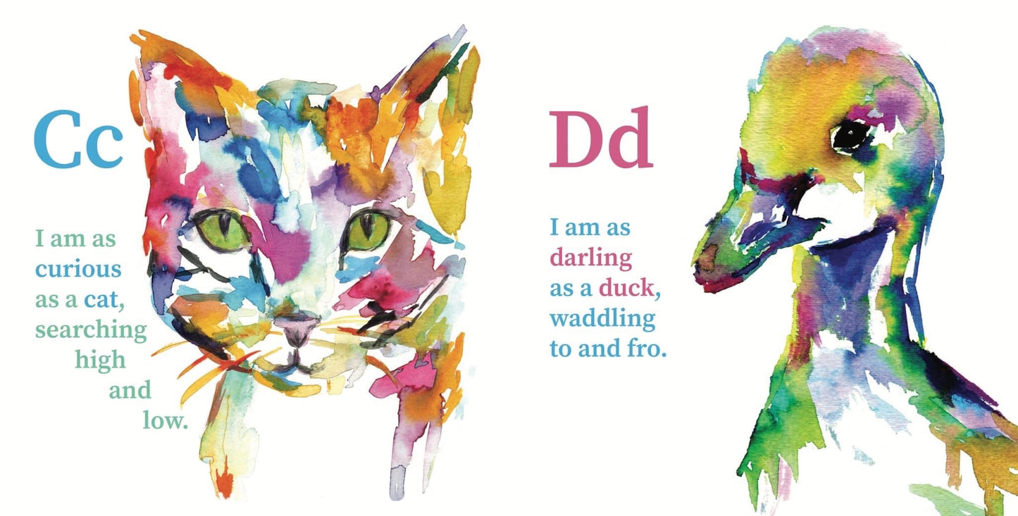 "Animals, ABCs and Me" Alphabetical Affirmation Book (Paperback)