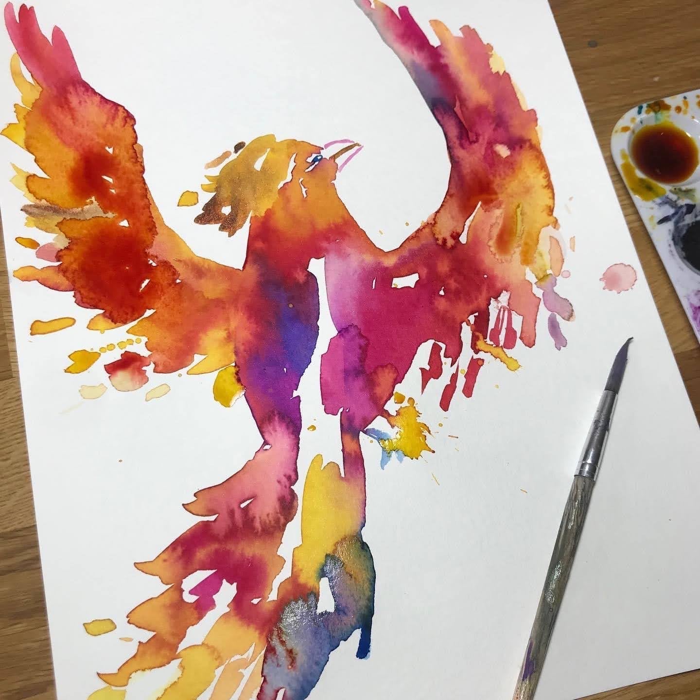 Original Phoenix Painting