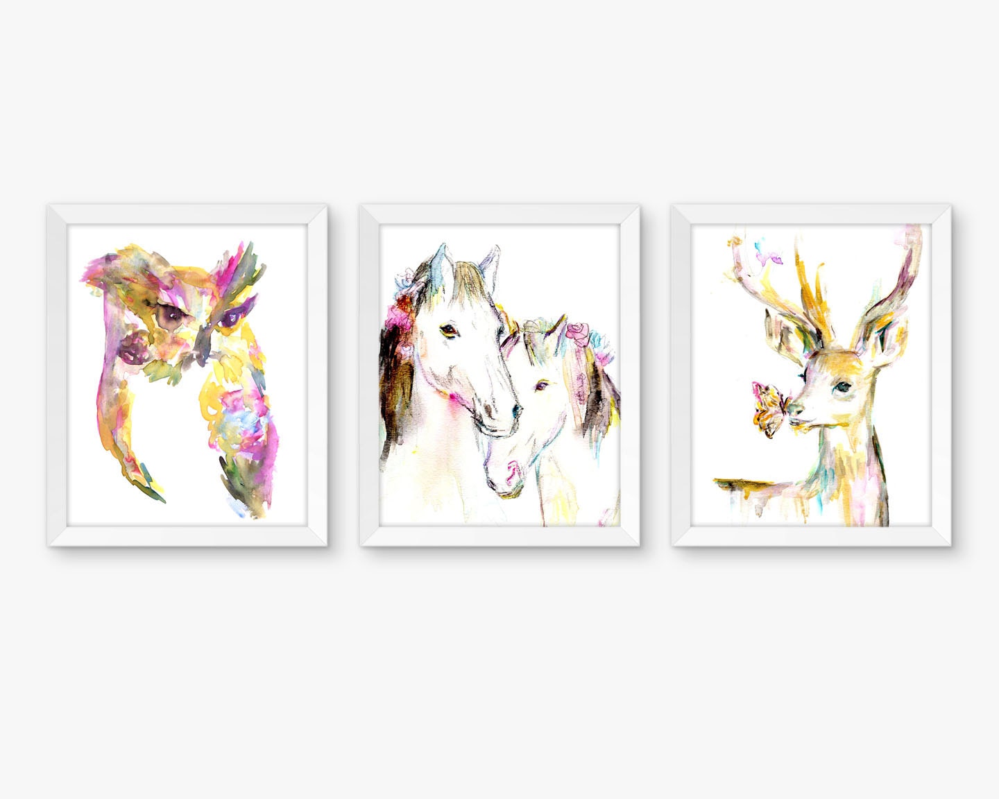Deer Painting Digital Download, "Stay Golden, Deer" by Jess Buhman, Instant Download, Print At Home, Digital File