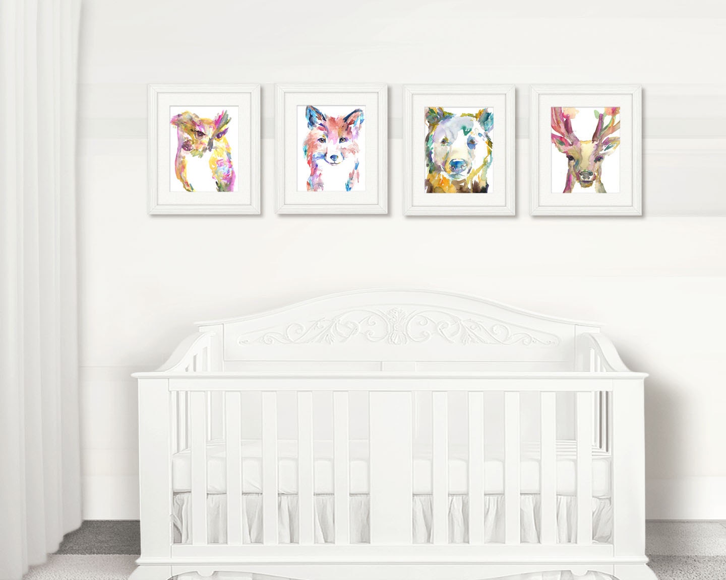 Fox Watercolor Print | "Farah the Fox" by Jess Buhman, Multiple Sizes, Select Your Size, Nursery Painting. Baby Room Decor, Fox Art