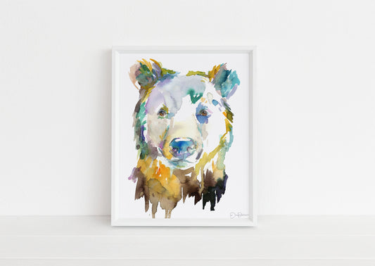 Bear Watercolor Print | "Bear" by Jess Buhman, Choose Your Size, Select Your Size, Animal Painting, Nursery Decor