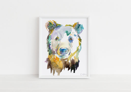Bear Watercolor Digital Download Print | "Bear" by Jess Buhman, Instant Download, Print at Home, Nursery Decor