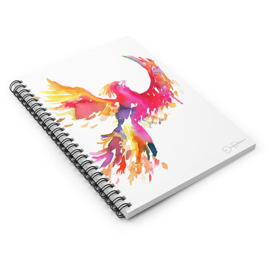 Phoenix Watercolor Notebook, Personal Journal, Artwork by Jess Buhman