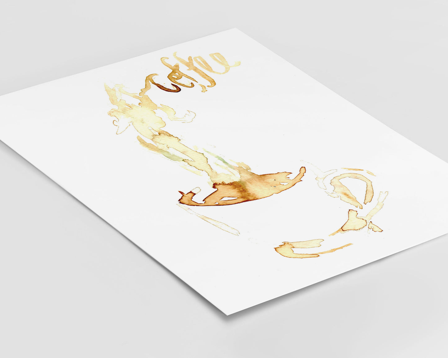 Coffee Watercolor Print | "Coffee" by Jess Buhman, Multiple Sizes, Select Your Size, Coffee Lover Gift, Coffee Painting, Coffee Gift Idea