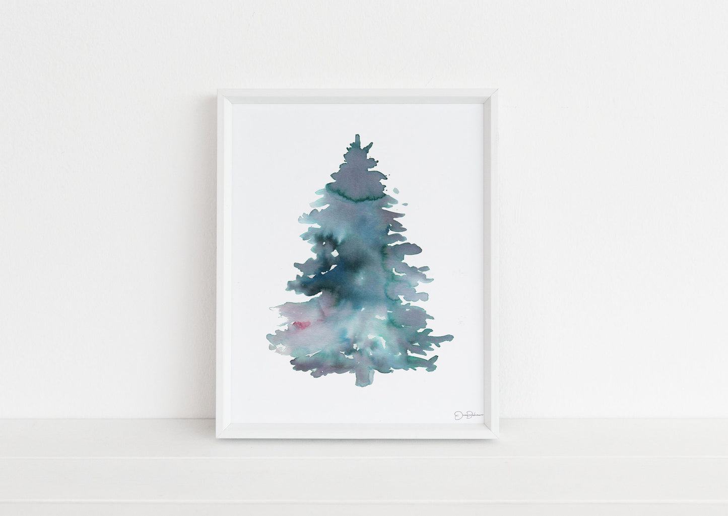 Pine Tree Watercolor Print | "Pine" by Jess Buhman, Multiple Sizes, Select Your Size, Wall Art, Tree Painting, Christmas Decor