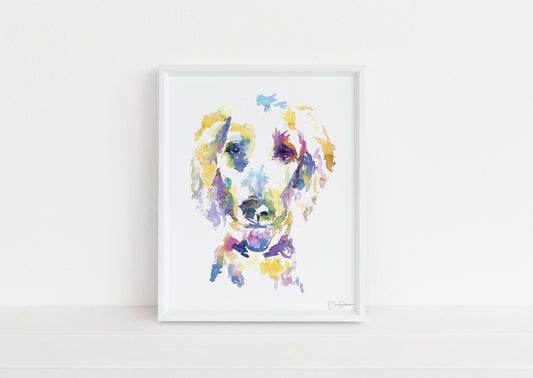 Poodle Watercolor Print | "Skeeter the Poodle" by Jess Buhman, Multiple Sizes, Print of Poodle, Poodle Art, Dog Painting, Abstract Poodle