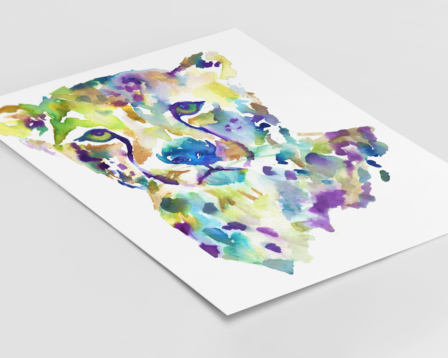 Cheetah Watercolor Print | "Chester" by Jess Buhman, Multiple Sizes, Wall Art, Nursery Painting, Home Decor, Choose Your Size