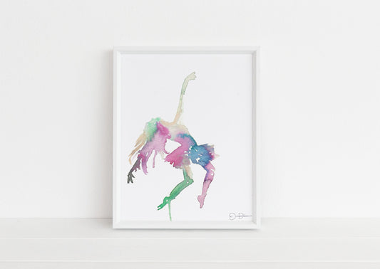 Watercolor Ballerina Digital Download | "Tiny Dancer" by Jess Buhman, Instant Download, Digital File, Nursery Decor