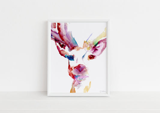 Deer Painting Digital Download, "Deer" by Jess Buhman, Instant Download, Print At Home, Digital File