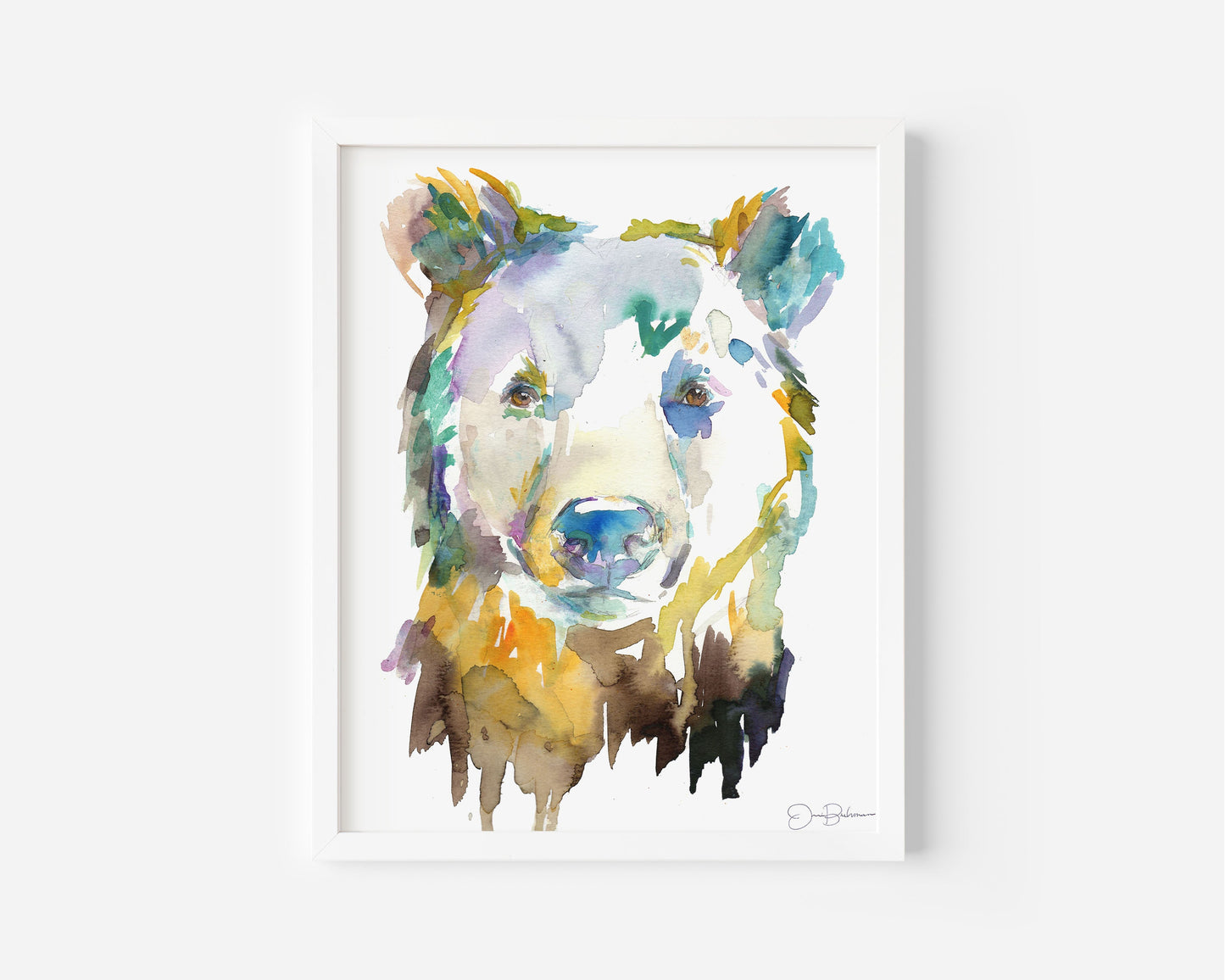 Bear Watercolor Print | "Bear" by Jess Buhman, Choose Your Size, Select Your Size, Animal Painting, Nursery Decor