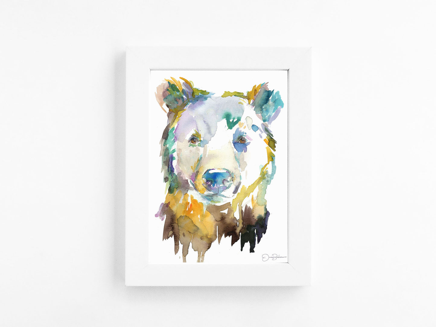 Bear Watercolor Print | "Bear" by Jess Buhman, Choose Your Size, Select Your Size, Animal Painting, Nursery Decor