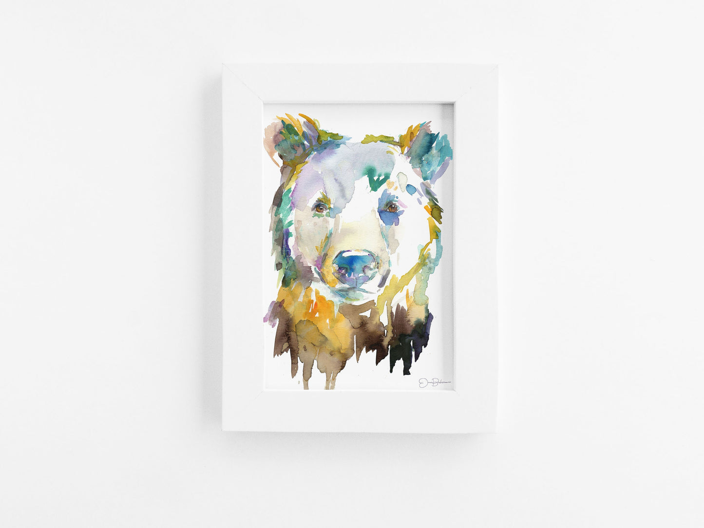Bear Watercolor Print | "Bear" by Jess Buhman, Choose Your Size, Select Your Size, Animal Painting, Nursery Decor