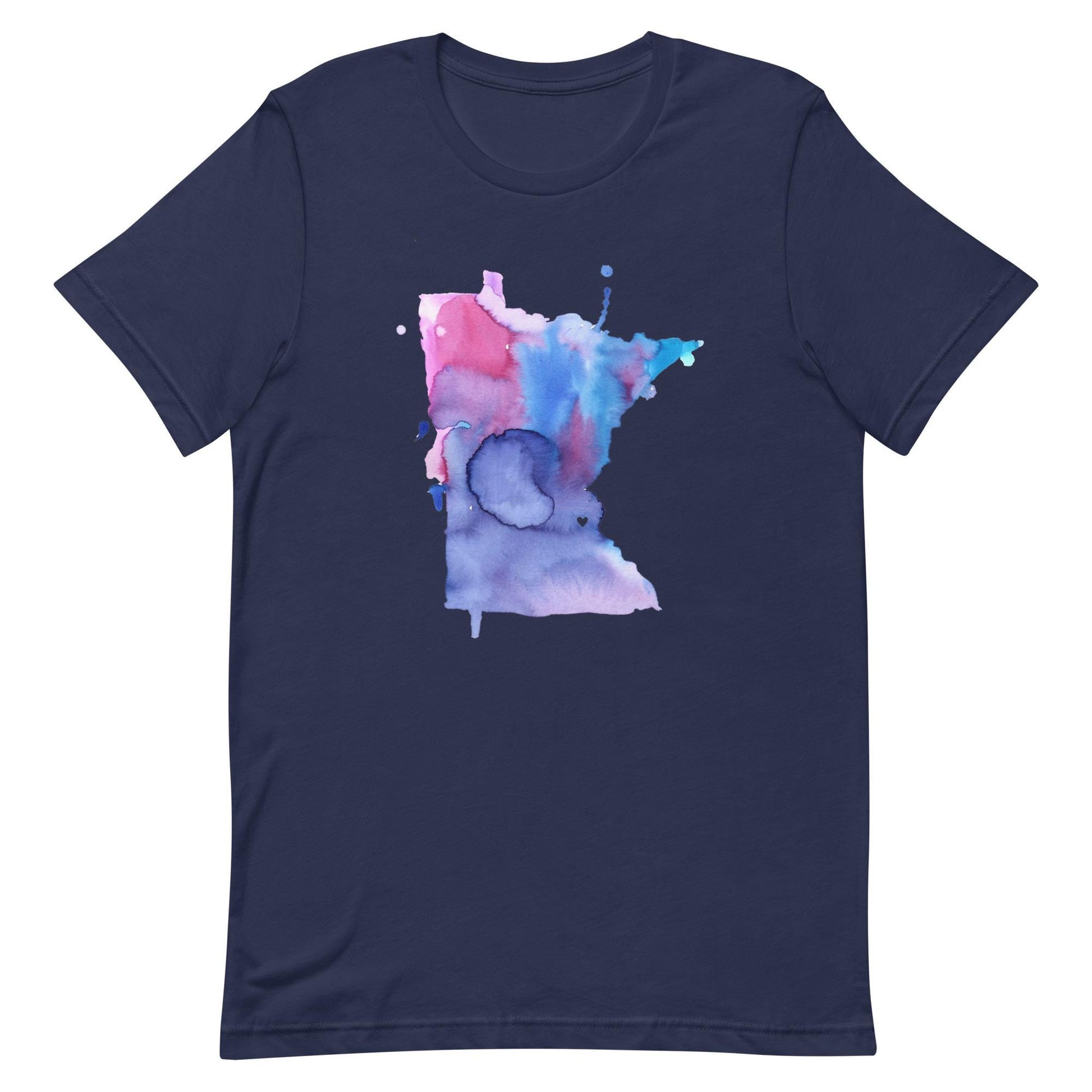Unisex Twin Cities Love Minnesota t-shirt with artwork by Jess Buhman