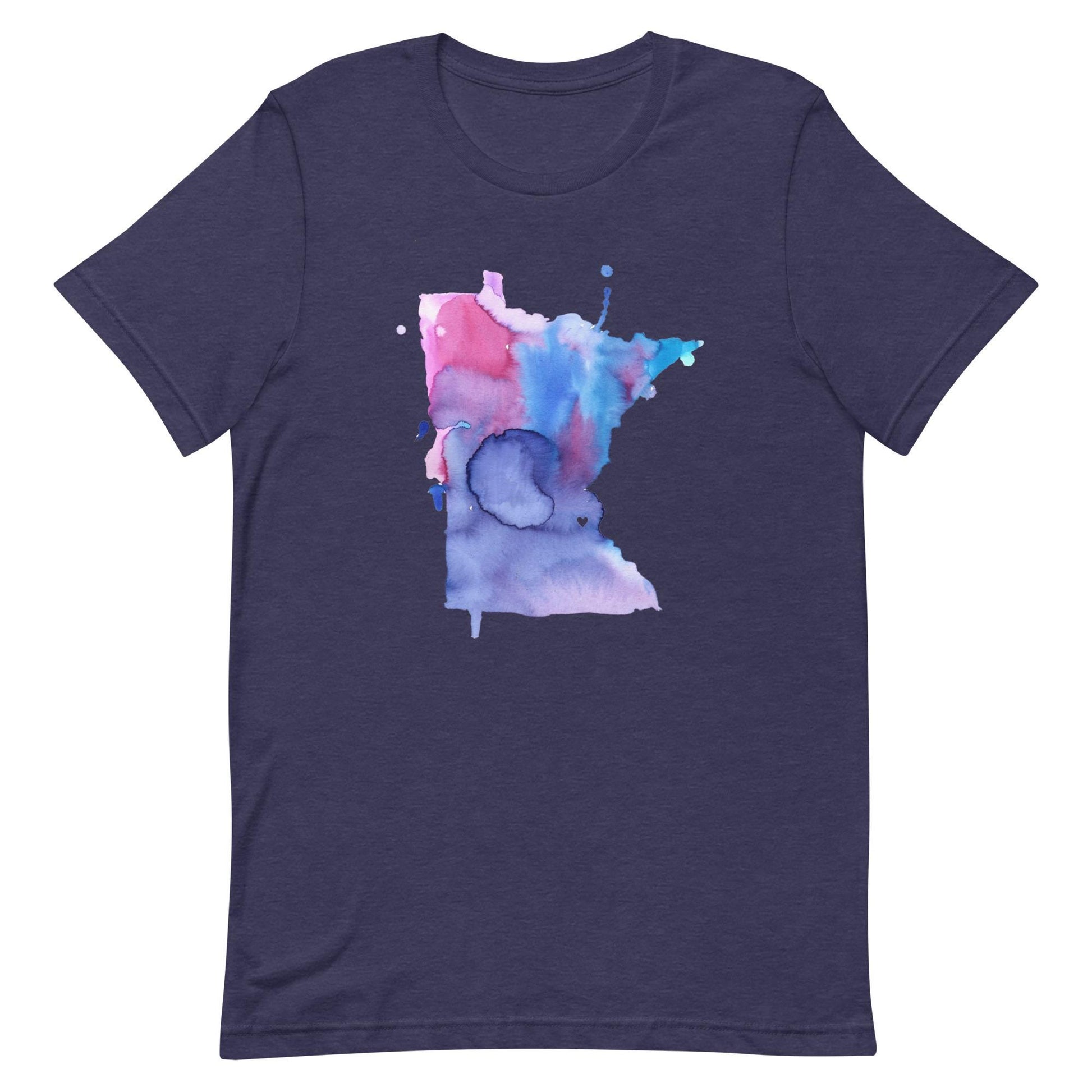 Unisex Twin Cities Love Minnesota t-shirt with artwork by Jess Buhman